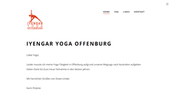 Desktop Screenshot of iyengar-yoga-offenburg.de