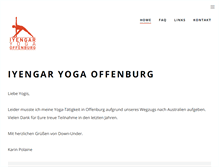 Tablet Screenshot of iyengar-yoga-offenburg.de